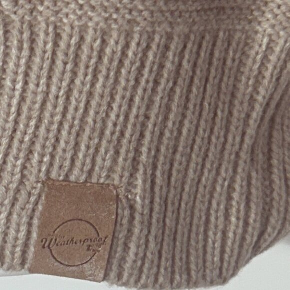Weatherproof Vintage NWT SZ XL Natural button mock cable knit sweater timeless - Picture 9 of 14